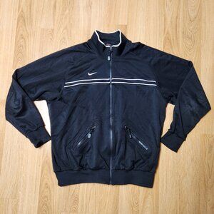 Nike Town SF full zip warm up jacket men sz XL vintage 2K black